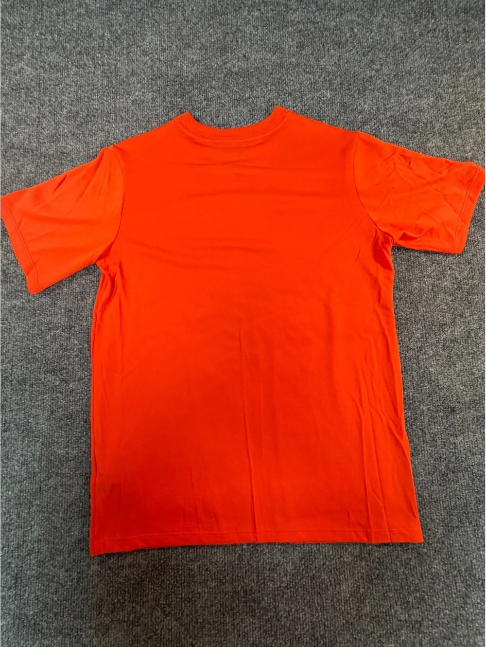 Nike Dri-Fit Shirt Boys M Orange Short Sleeve Athletic Running Training Tee Gym